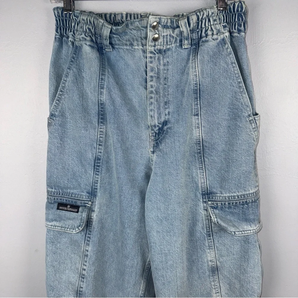 BDG Urban Outfitters Jeans Women's 31 Blue Baggy Cargo‎ Relaxed Skate